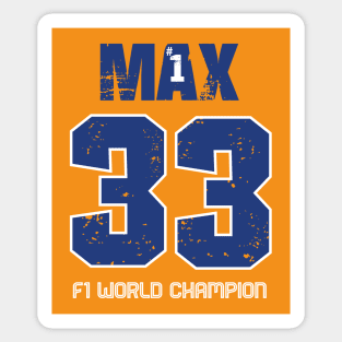 MAX 33 ORANGE Sticker